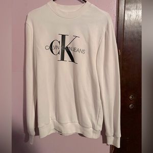 Calvin Klein White Crewneck (Men’s S) fits Women M/L